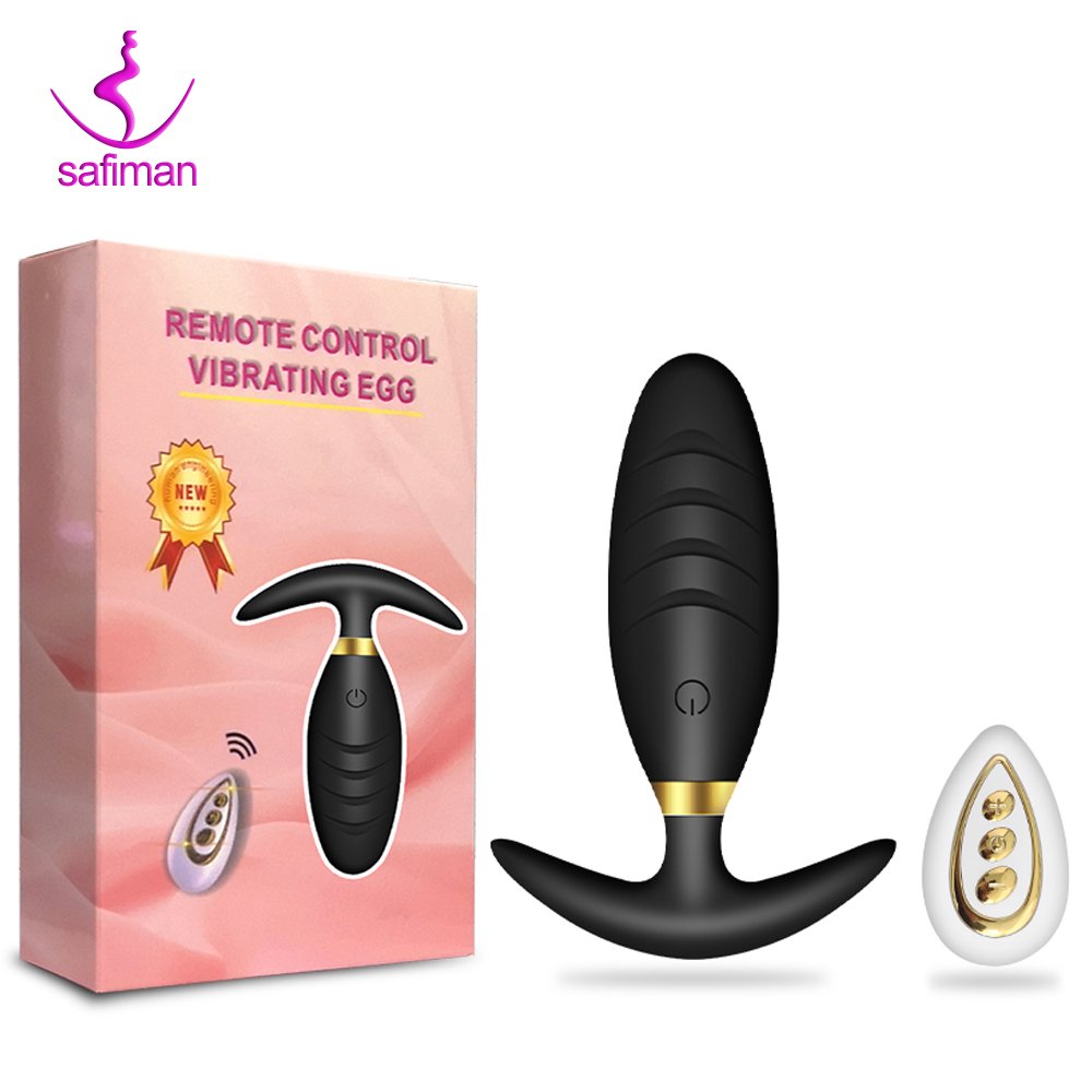 Anal Vibrator Butt Plug Prostate Massager With Wireless Remote Control