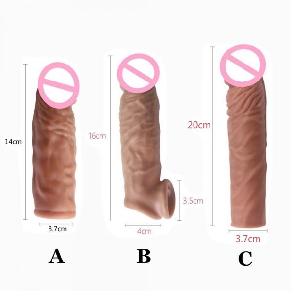 Extensions de Pénis en Silicone - Réalistes et Réutilisables