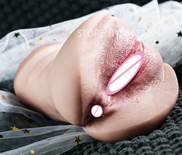 18+ Realistic Vagina Masturbator Cup Skin Pocket Pussy Male Masturbator Anal Oral Cup Adult Sex Toys for Men Masturbation XXX - Image 4