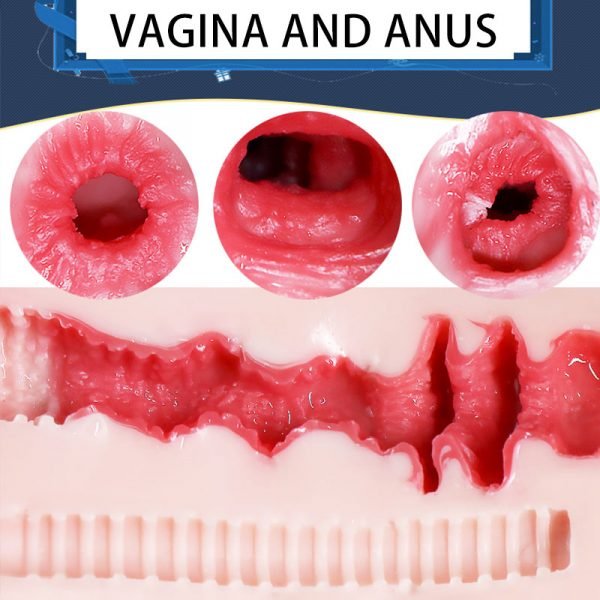 18+ Realistic Vagina Masturbator Cup Skin Pocket Pussy Male Masturbator Anal Oral Cup Adult Sex Toys for Men Masturbation XXX - Image 6