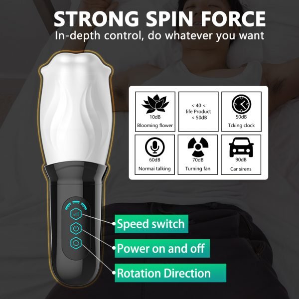 360°Rotation Male Masturbator Cup Penis Stimulate Massager Exercise Lasting Sex Toys For Men Strong Vibrator Delay Erotic Toys - Image 3