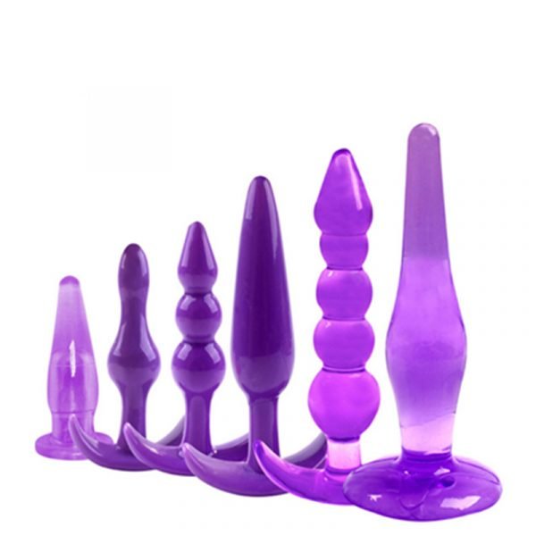 4/6Pcs/Set Safe Silicone Butt Plug Dildo Masturbation Anal Plug Vaginal Plug Sex Toys For Woman Men Anal Dilator Toys for Gay - Image 4