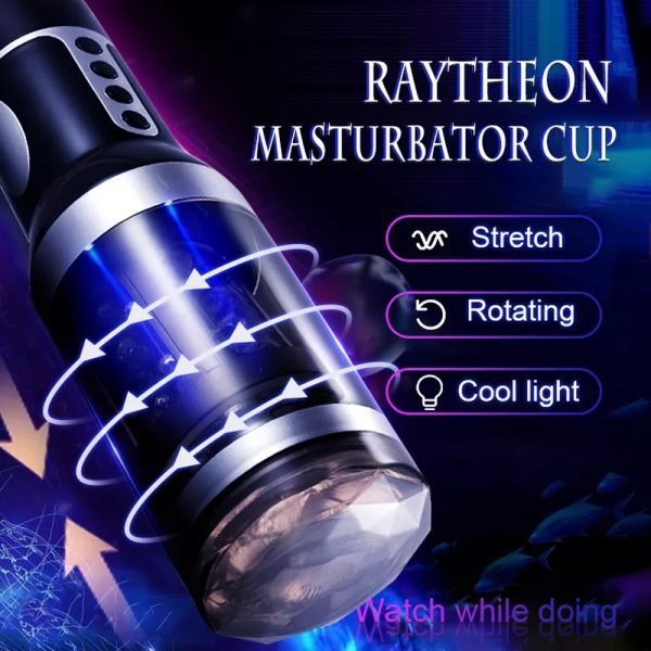 Automatic Male Masturbator Cup Telescopic Rotation Silicone Vagina Masturbation Sex Toys for Men Adults sucking Male Mastubator - Image 2