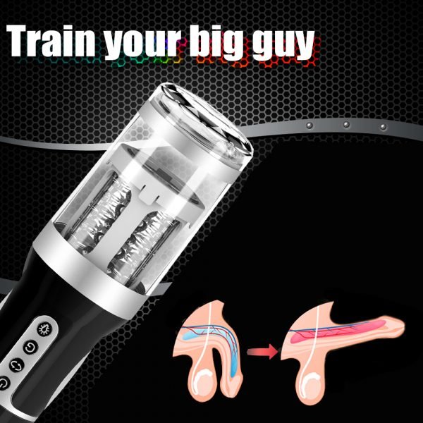 Automatic Male Masturbator Cup Telescopic Rotation Silicone Vagina Masturbation Sex Toys for Men Adults sucking Male Mastubator - Image 6