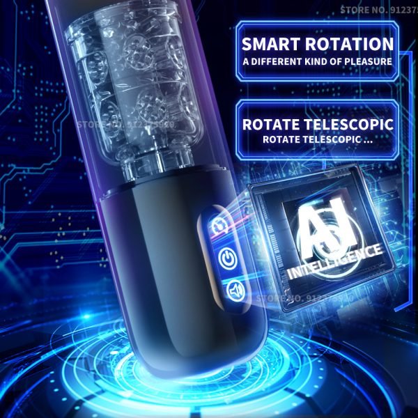 Automatic Male Masturbator Cup Telescopic Rotation Vagina Sucking Blowjob Sex Machine For Men Pocket Suction Masturbation Toys - Image 3