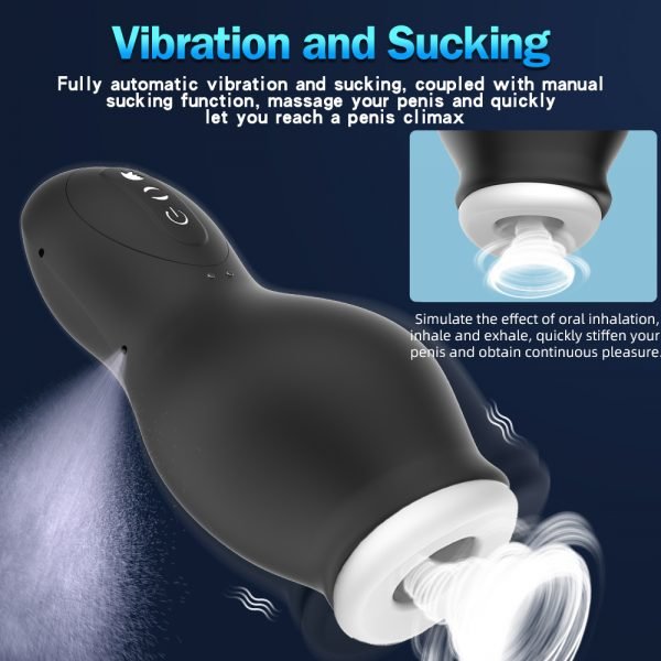 Automatic Male Masturbator Vibration Blowjob Real Air Sucking Machine Vagina Masturbation Cup Sex Toys Adult Goods for Men - Image 6