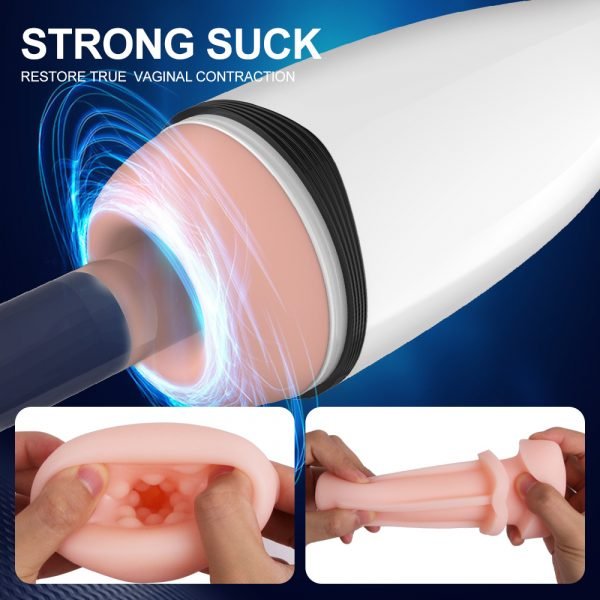 Automatic Male Masturbators Sexy Toys For Men With Vibrator Blowjob Sucking Machine Realistic Vagina Onahole Pussy Adult Sex Toy - Image 4