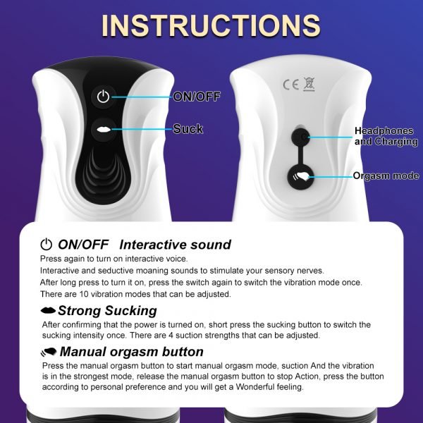 Automatic Male Masturbators Sexy Toys For Men With Vibrator Blowjob Sucking Machine Realistic Vagina Onahole Pussy Adult Sex Toy - Image 6