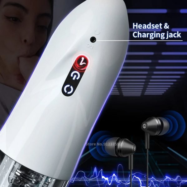 Automatic Rotation Male Masturbator Cup Sex Machines Silicone Vagina Real Pussy Blowjob Pocket Adult Masturbation Toys for Men - Image 4