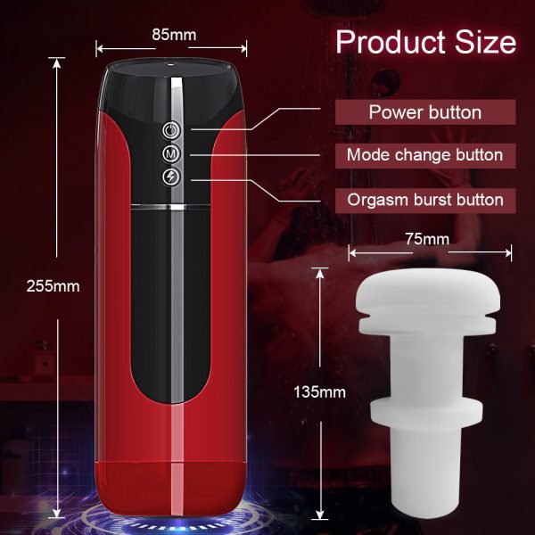 Automatic Telescopic Male Masturbator Thrusting Machine Blowjob Pussy Masturbation Cup Adult Sex Toys for Men IPX7 Waterproof - Image 5