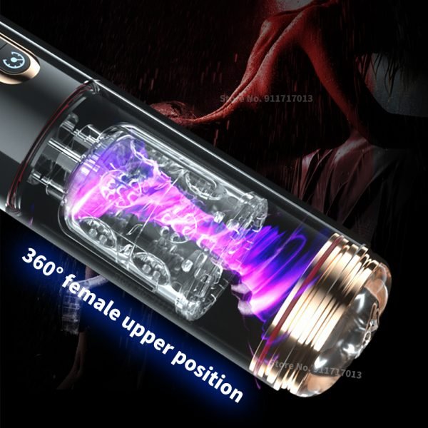 Automatic Telescopic Rotation Sucking Male Masturbator Cup Vagina Pocket Blowjob Suction For Men Masturbation Thrusting Sex Toy - Image 3