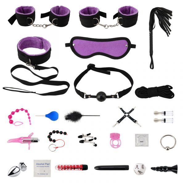 BDSM Sex Toys Kit for Women Bondage Set Adults 18 Sexytoy Handcuffs Nipple Clamps Whip Spanking for Private SM House Pleasure - Image 3