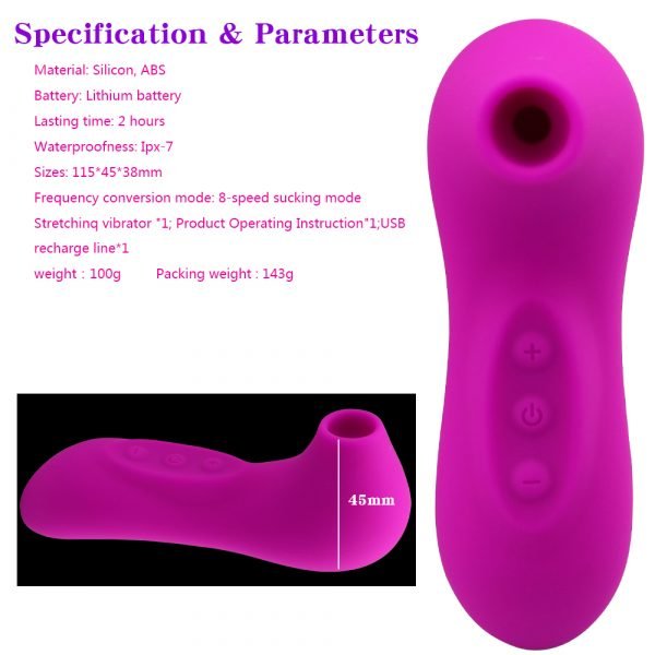 Clit Sucker Vibrator Blowjob Tongue Licking G Spot Massage Clitoris Stimulator Nipple Sucking Erotic Sex Toys for Women Sexo - Image 5