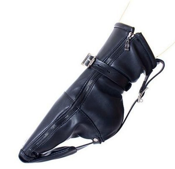 Handcuffs/Mittens/Boot Booties, Leather Gloves Dog Paw Padded Fist Mitts Socks,BDSM Bondage,Sex Toys - Image 6