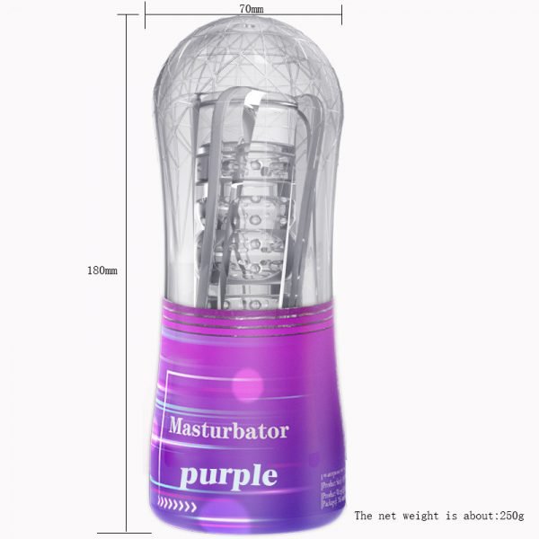 KeRiShair Male Masturbator Cup Soft Pussy Sex Toys Transparent Vagina Adult Endurance Exercise Sex Products Vacuum Pocket Cup - Image 2