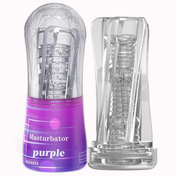 KeRiShair Male Masturbator Cup Soft Pussy Sex Toys Transparent Vagina Adult Endurance Exercise Sex Products Vacuum Pocket Cup - Image 5