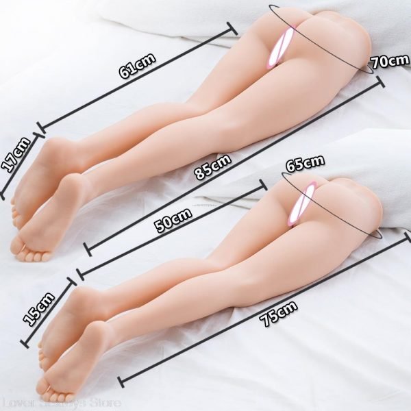 Large Adult Half Sex Doll Male Masturbation 18+ Adult Toys Silicone Entity Lower Body Doll Reality Vagina Anal Big Ass Long Leg - Image 6