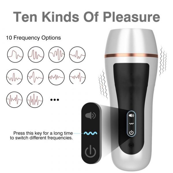 Male Automatic Masturbator Sucking Vibrator Vagina 10 Speed Adult Endurance Exercise Penis Delay Trainer Sex Toys for Men 18 - Image 2