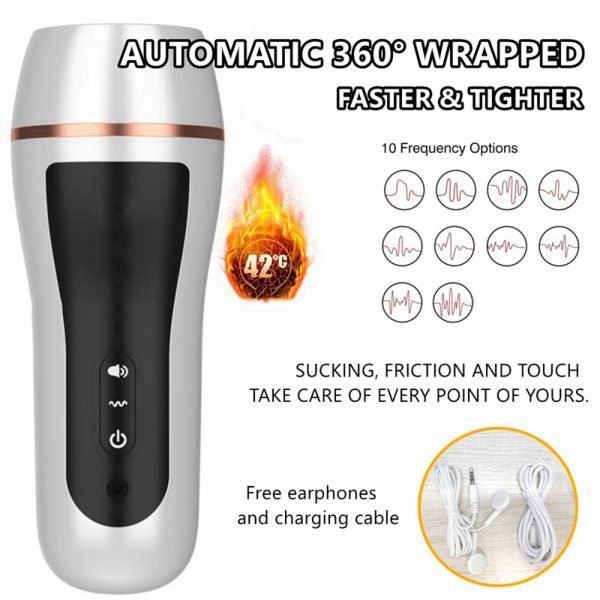 Male Automatic Masturbator Sucking Vibrator Vagina 10 Speed Adult Endurance Exercise Penis Delay Trainer Sex Toys for Men 18 - Image 5