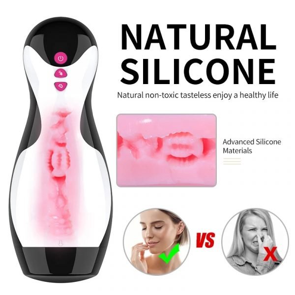 Male Automatic Sucking Heating Vagina Pussy Masturbation Cup Hands Free Real Blowjob Masturbator Adult Sex Toys For Men 18+ - Image 6