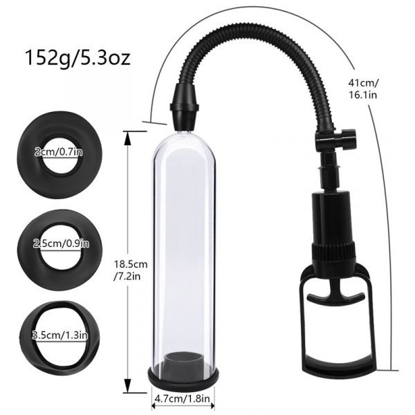 Male Penis Pump Manual Penis Enlarger Sex Toys For Man Vacuum Pump Male Masturbation Penile Extender Trainer Adults Sex Products - Image 2