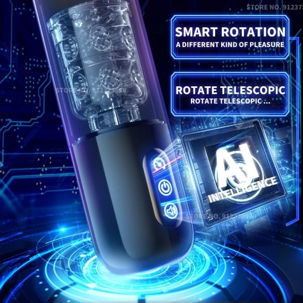 Male Sucking Masturbation Cup Automatic Telescopic Rotation Blowjob Masturbators Sex Machine Adult Sexy Toy for Men Real Vaginal - Image 2