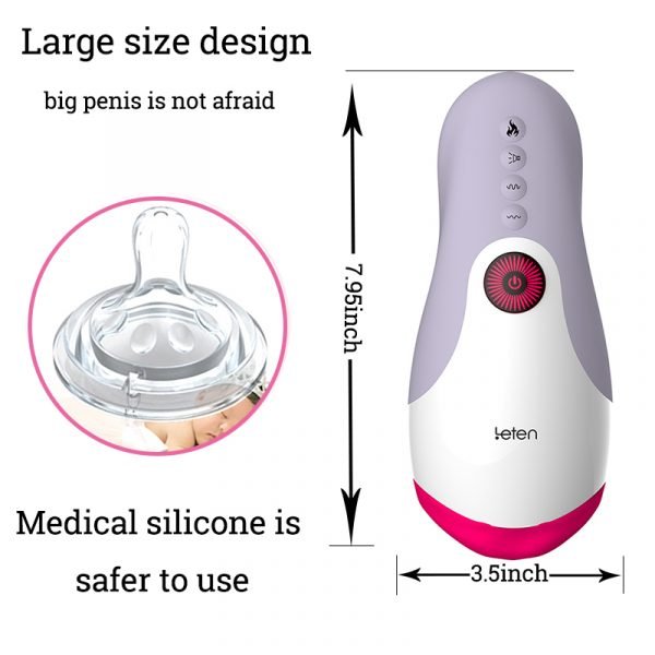 Masturbation Cup Oral Sex Sucking Vibrating Male Masturbating Intelligent Heating Deep Throat Vibrator Adult Product 18 - Image 5