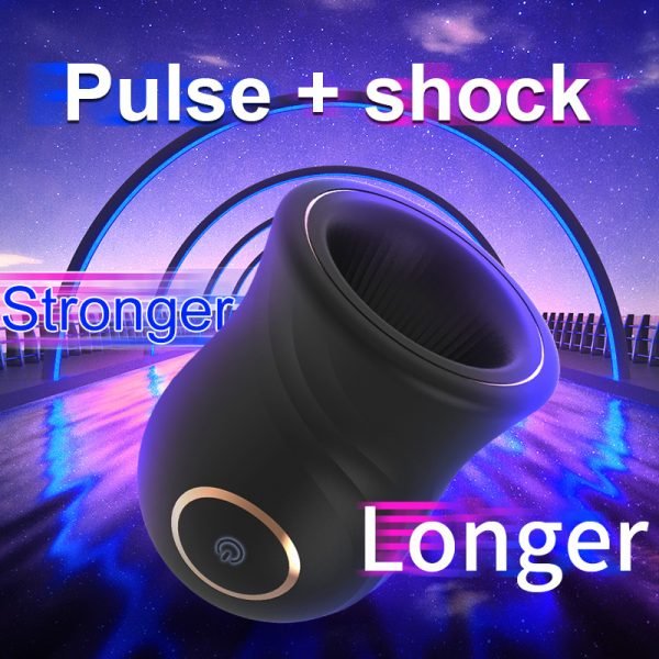 Medical Silicone Material Vibrating Magic Masturbation Cup Artificial Vagina Male Masturbator Adult Sex Toy For Men - Image 3