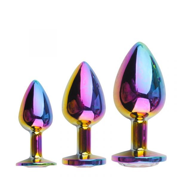 Mini Sexy Anal Plug Jelly Color Metal Butt Plug Anal Dilator for Men Women Couple Flirting Masturbation Sex Toys Adult Products - Image 2