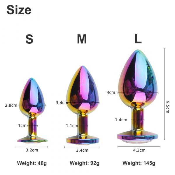 Mini Sexy Anal Plug Jelly Color Metal Butt Plug Anal Dilator for Men Women Couple Flirting Masturbation Sex Toys Adult Products - Image 6