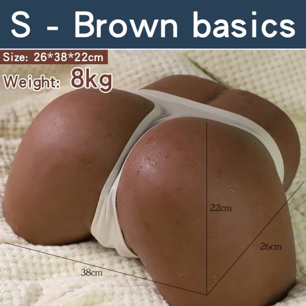 New 8kg Brown Big Ass Male Masturbator 18+ Sextoys Realistic Vagina Anal 3D TPE Sex Doll Pussy Masturbator Adult Sex Toy for Men - Image 5