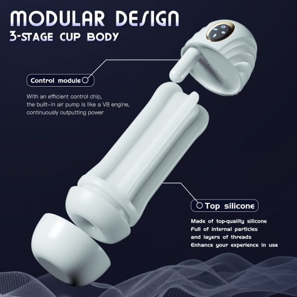 Real Automatic Sucking Male Masturbation Cup Oral Vagina Adult Suction Vibrator Masturbator Toys For Men Blowjob Sex Machine - Image 5