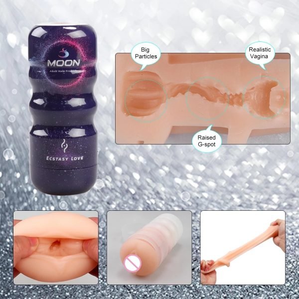 Realistic Powerful Sucking Masturbation Cup Anal Vagina Real Pussy Glans Massager Silicone Male Masturbator Sex Toys for Men - Image 4