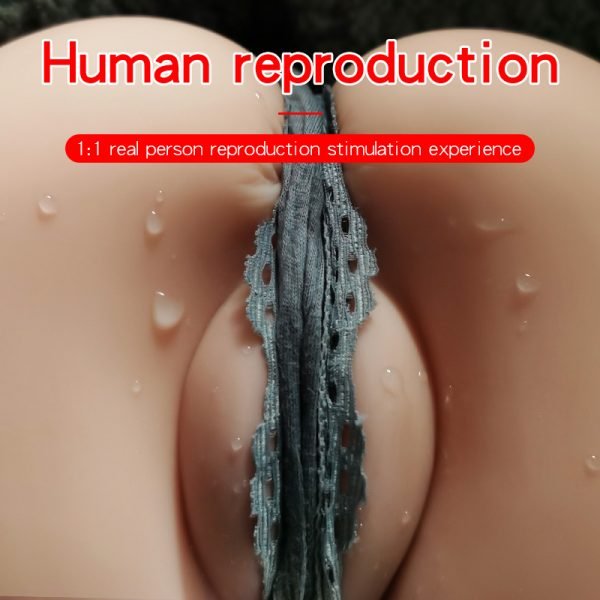 Realistic Silicone Vagina Anal Big Ass Male 3D Pussy Masturbator Double Channels Adult Sex Toys for Men +18 Sex Doll Sex Shop - Image 2