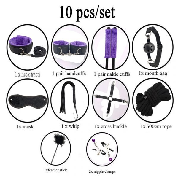 Sex Adult Sex Toy Erotic Products BDSM Kit Bondage Handcuffs Sex Game Anal Plug Bdsm Toy Exotic Accessories Sex Toys For Couples - Image 2