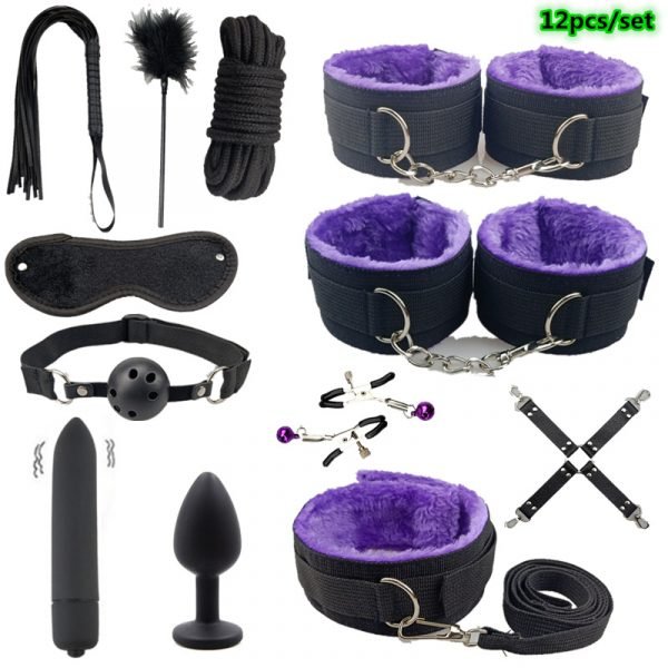 Sex Adult Sex Toy Erotic Products BDSM Kit Bondage Handcuffs Sex Game Anal Plug Bdsm Toy Exotic Accessories Sex Toys For Couples