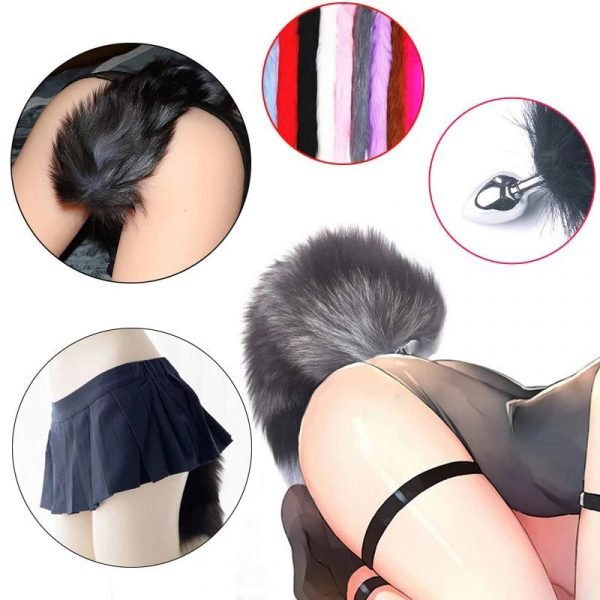 Sexy Fox Tail Butt Plug Metal Anal Plug Anal Toys For Women Cosplay Bdsm Sex Games For Couples Sex Goods Shop toys For Adults 18 - Image 2