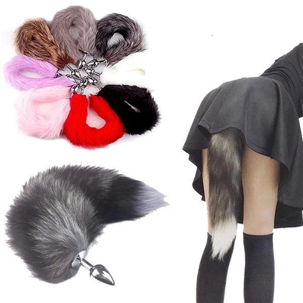 Sexy Fox Tail Butt Plug Metal Anal Plug Anal Toys For Women Cosplay Bdsm Sex Games For Couples Sex Goods Shop toys For Adults 18