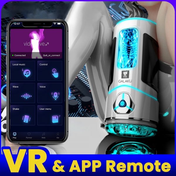 Sexy Toys for Men Bluetooth Male Masturbator Cup Blowjob Sucking Machine Adult goods for Men Vagina Pussy Masturbators for Men