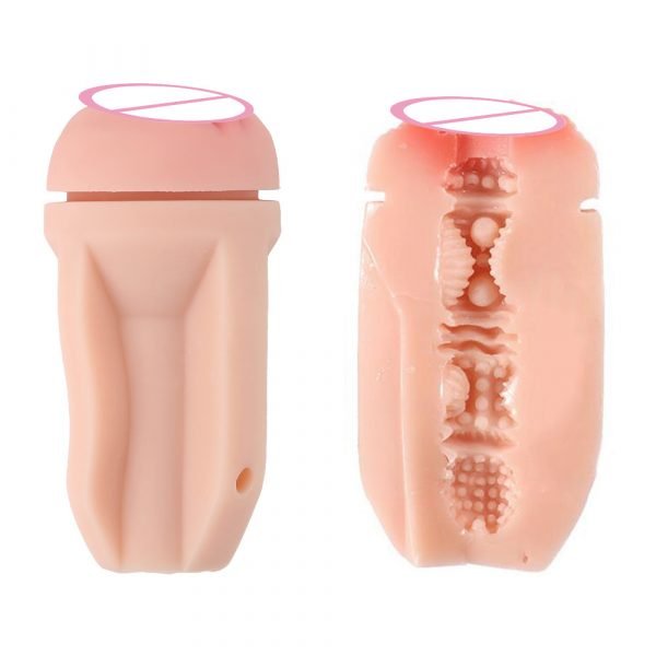 Soft Ora Pussy Male Masturbator Cup Real Vagina Sex Toys for Men Gift Manual Erotic Toy Portable Beer Bottle 18 Adult Products - Image 5