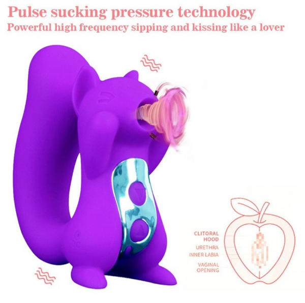 Squirrel Multifunction Clit Sucker Stimulation Sex Toys Sucking Breast Pussy Nipple for Women Vibrator Couple Teasing Fun - Image 4