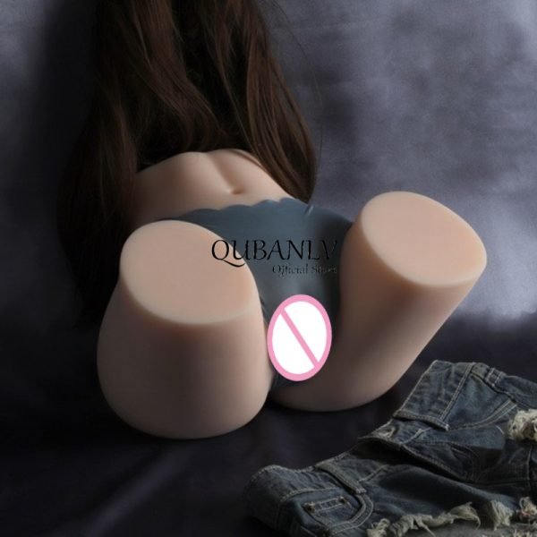 TorsoBig Ass Male Masturbator Silicone Sex Toys Realistic Vagina Anal Dual Channel Male Masturbation Sex Partner Adult Store xxx - Image 4